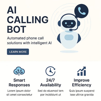 Custom Logo AI Calling Bot Software - White Label Voice AI Outbound & Inbound Call Automation System for Business Sales Teams