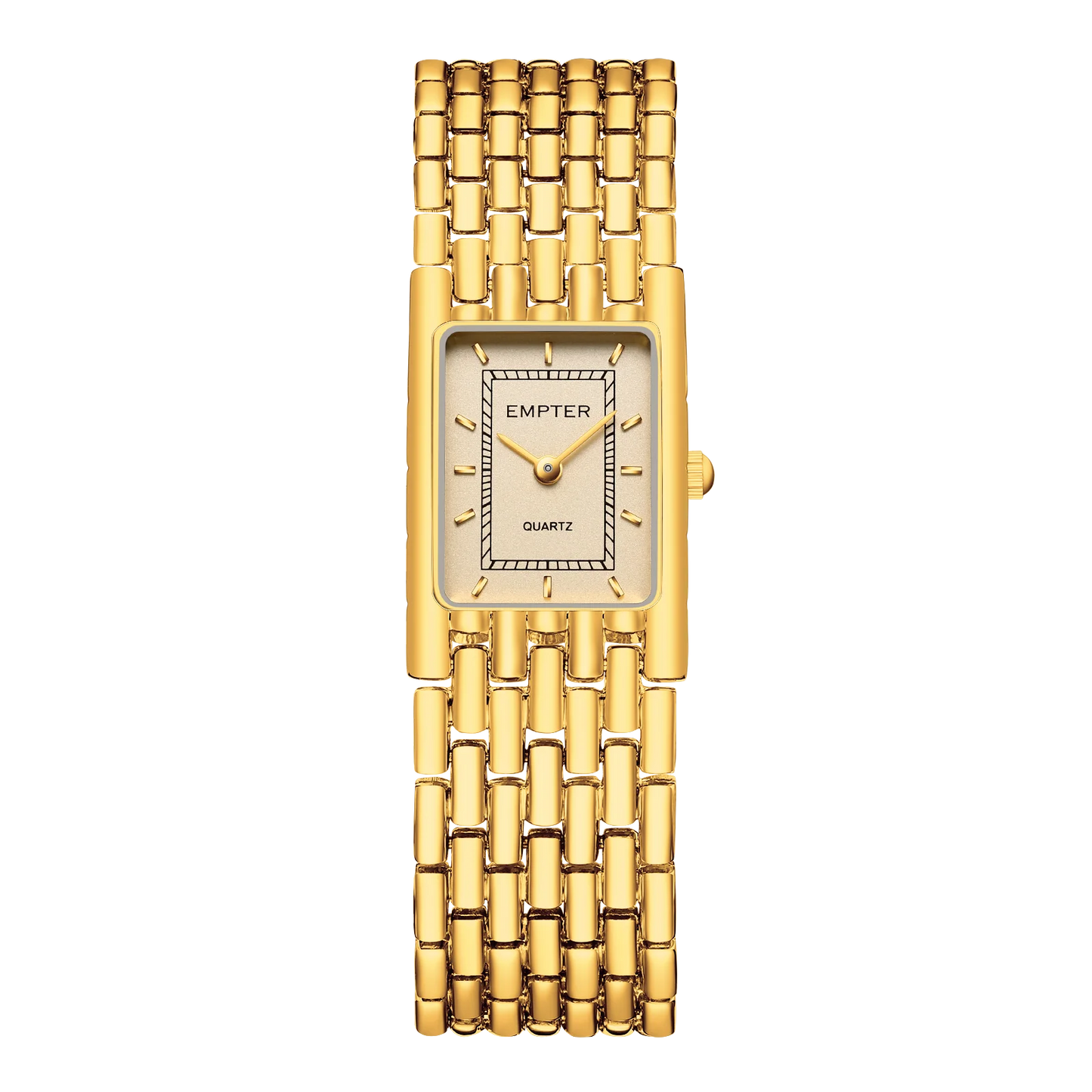 Small Gold Watches for Women - Dainty Analog Quartz Watch for Women - Ladies Watches Square Bracelet Watches for Casual Dress