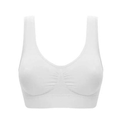Sexy women push up BREAST bra big size backless bras plus size wireless brassiere breathable seamless bra 1pcs wfws01