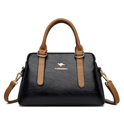 Leisure High Quality Women Purses and Handbags Luxury Designer PU Leather Shoulder Bags Female Bags Ladies Fashion Messenger Sac