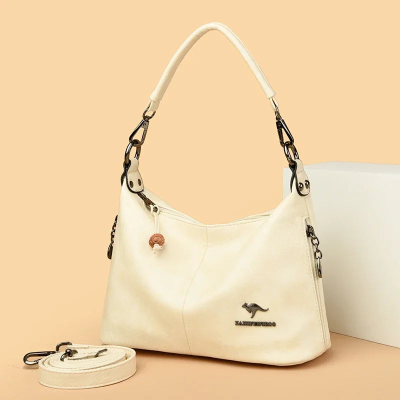 High quality PU Ladies Soft Bags High Quality Purses And Handbags Famous Designer Crossbody Shoulder Bags For Women Sac A Main