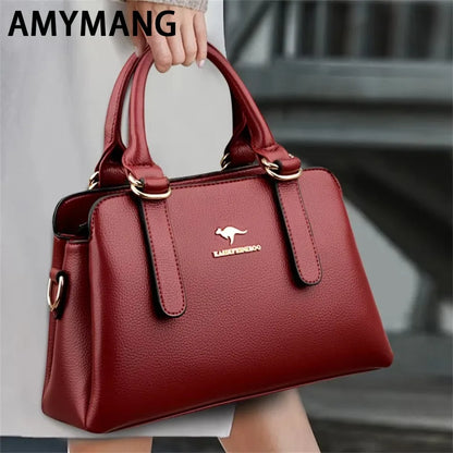 Leisure High Quality Women Purses and Handbags Luxury Designer PU Leather Shoulder Bags Female Bags Ladies Fashion Messenger Sac