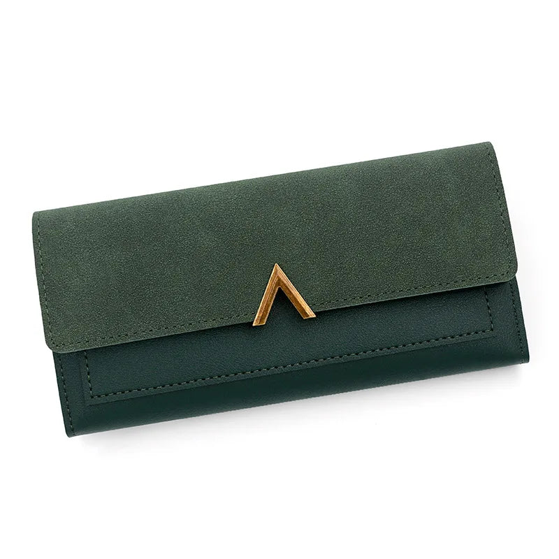 Long Purses For Women Wallet New Fashion Long Coin Purse Card Holder Small Ladies Wallet Female Hasp Mini Clutch billetera bolas