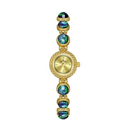 Women Bracelet Watches Luxury Brand Dress Quartz Small Dial Gold Ladies Wrist Watches Rhinestone Gold Watches For Women Dropship