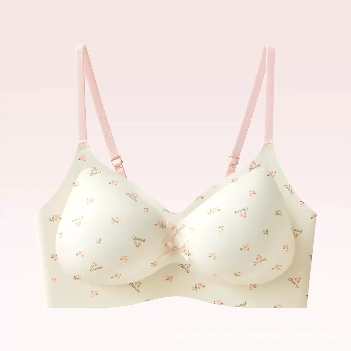 Plus Size Women Daily Bra Anti-underarm Fat Gathering Breathable Skin Friendly Wirefree Adjustable Lingerie