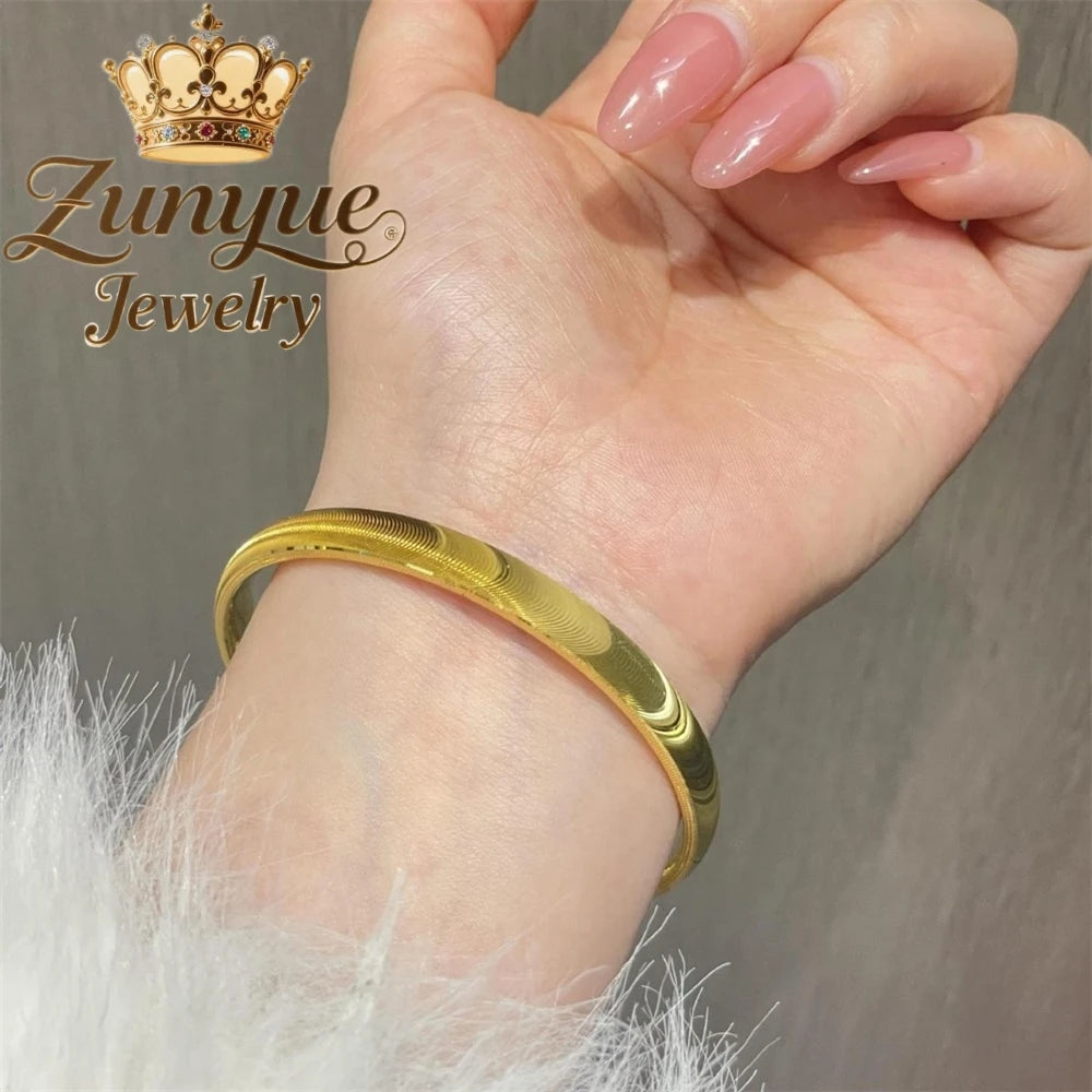 Sand Gold Jewelry Features Niche Design With Light Luxury And High - End Feel Cat - Eye Bracelet Luxury Best Selling Charms Eleg