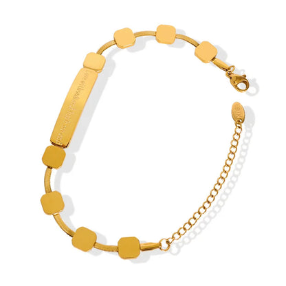Zalman Romantic Pearl Bangles Set for Women Stainless Steel Gold Jewelry Accessories