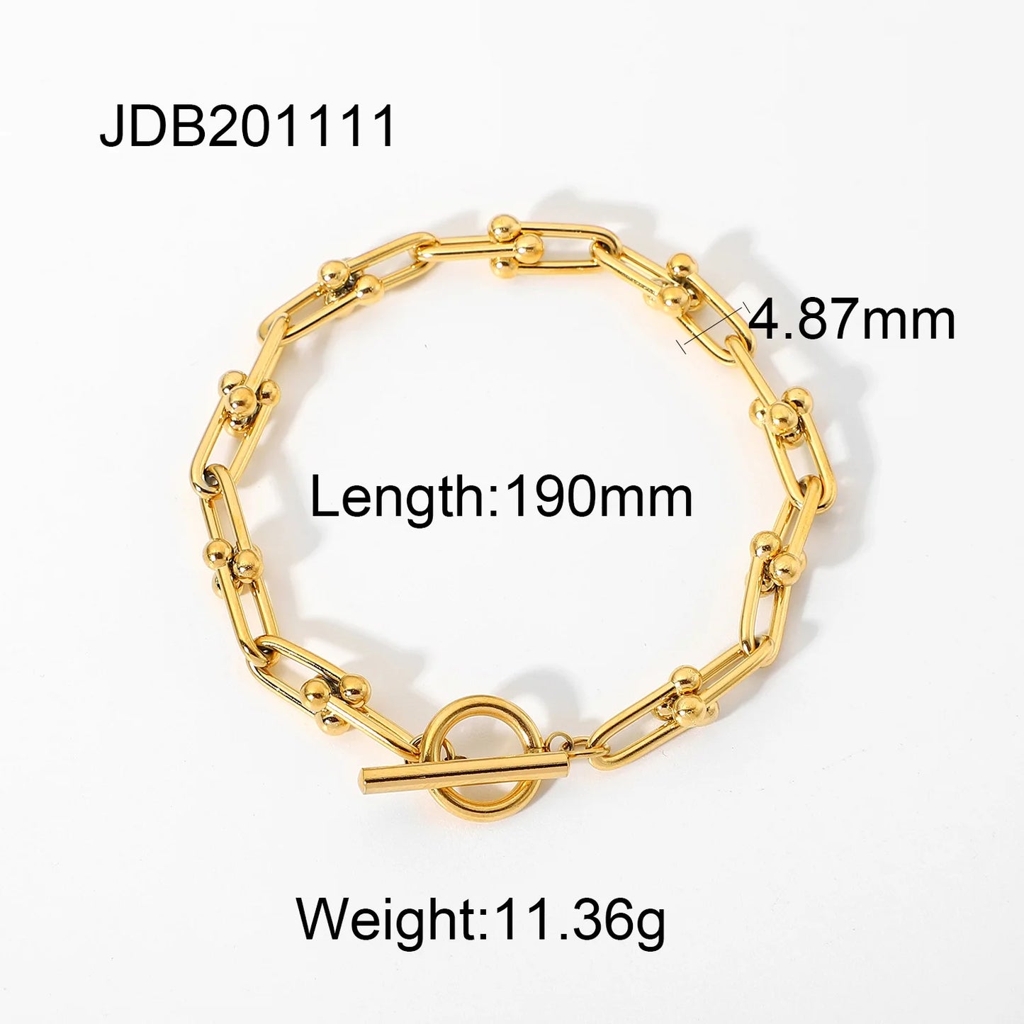 Zalman Romantic Pearl Bangles Set for Women Stainless Steel Gold Jewelry Accessories