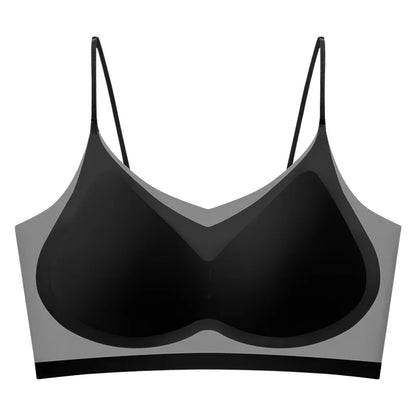 Bras for Women Plus Size Shaping Lifting Bra with Strap Seamless Wirefree Stretch Yoga Bralette Smooth Traceless Bras