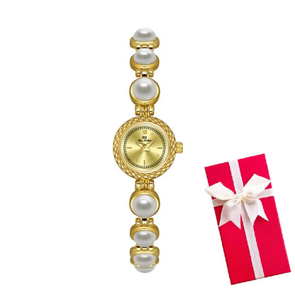 Women Bracelet Watches Luxury Brand Dress Quartz Small Dial Gold Ladies Wrist Watches Rhinestone Gold Watches For Women Dropship