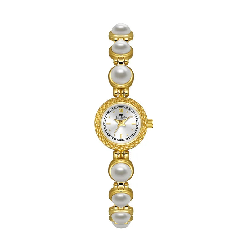 Women Bracelet Watches Luxury Brand Dress Quartz Small Dial Gold Ladies Wrist Watches Rhinestone Gold Watches For Women Dropship