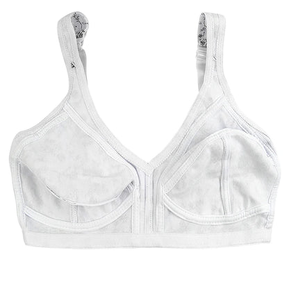 Plus Size Bra Cotton For WOMEN Wireless Brassiere Comfortable Underwear Middle-aged Mom Non Padded Lingerie