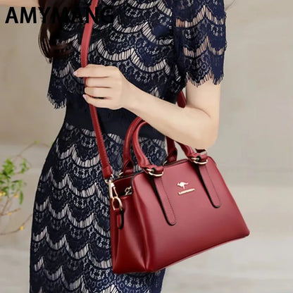 Leisure High Quality Women Purses and Handbags Luxury Designer PU Leather Shoulder Bags Female Bags Ladies Fashion Messenger Sac