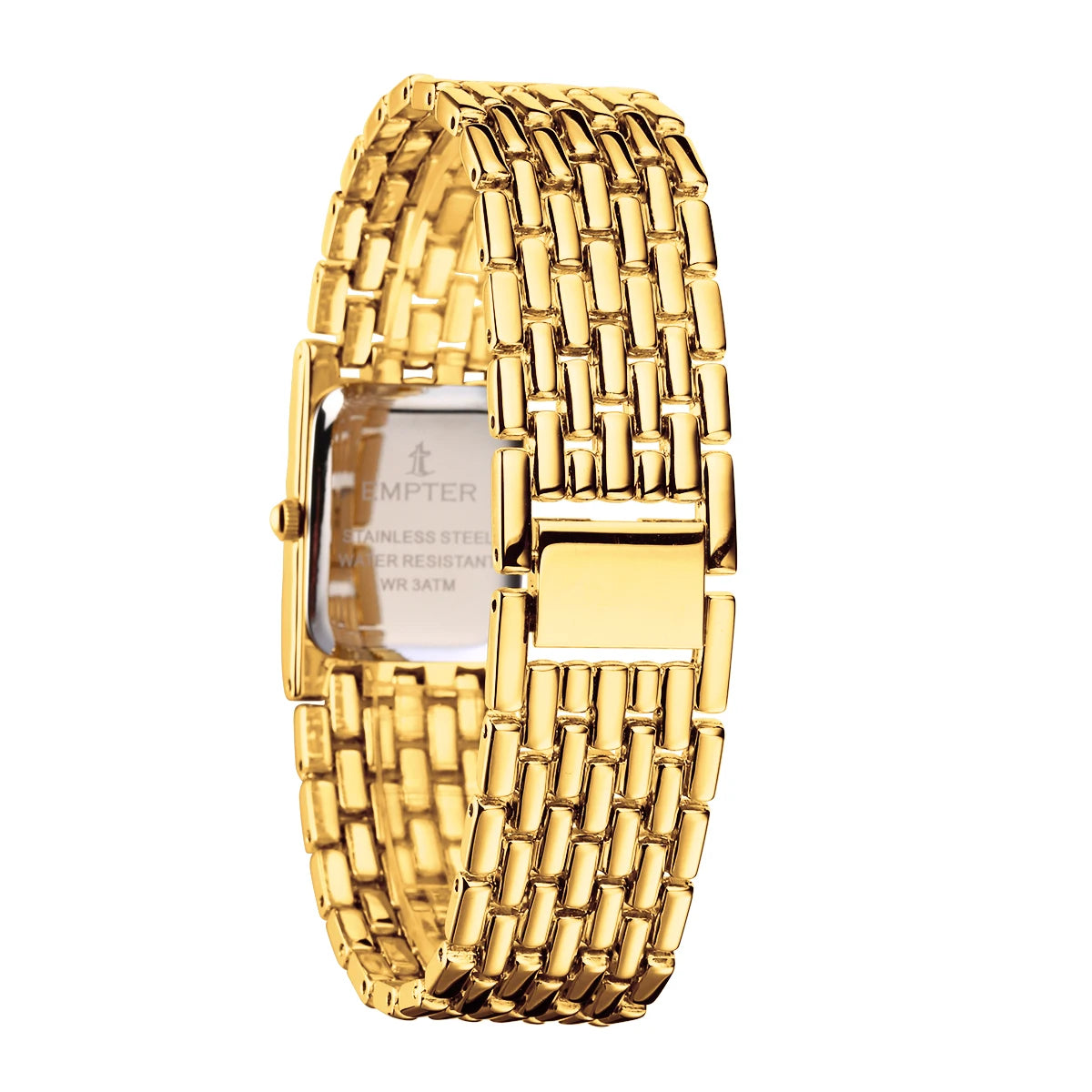 Small Gold Watches for Women - Dainty Analog Quartz Watch for Women - Ladies Watches Square Bracelet Watches for Casual Dress