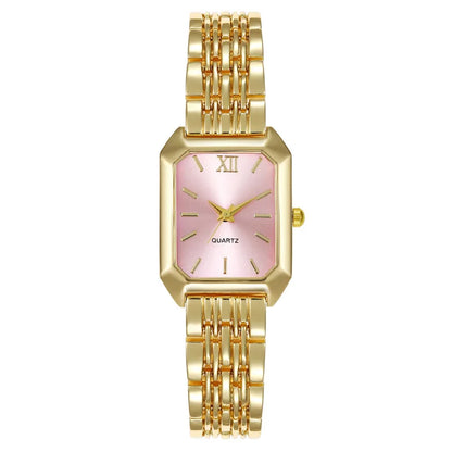 New Gold Watches for Women Ladies Wristwatch Gold Quartz Minimalist Watch Gift