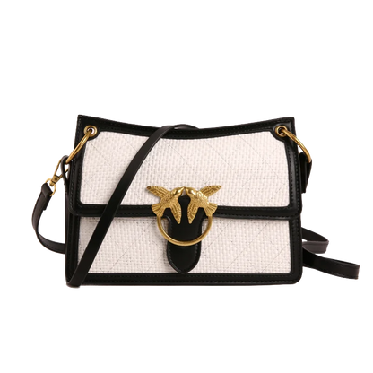 Unique Elegant Diaper Bag Leather Ladies Messenger Purse High End Minimalist Trendy Crossbody Handbag