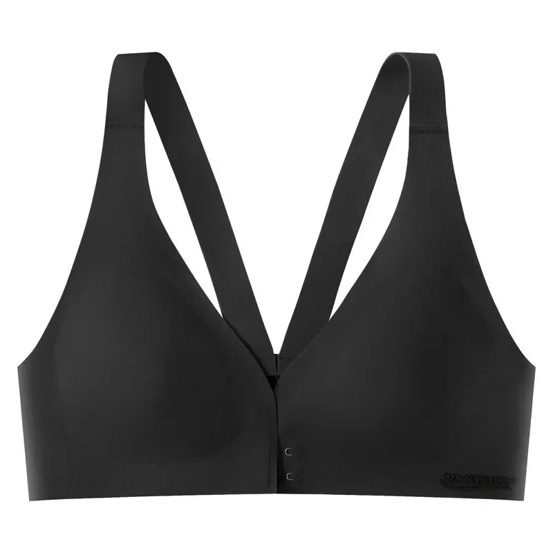 Plus Size Bra Front Buckle Adjustable Underwear Sexy Beautiful Back Comfortable Gathered Breasts Breathable Sports Bra