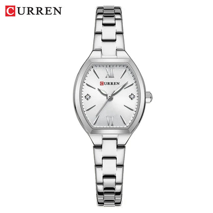 CURREN Gold Watches for Women Dainty Watches Luxury Ladies Dress Stainless Steel Bracelet Watch Analog Quartz Waterproof Watch