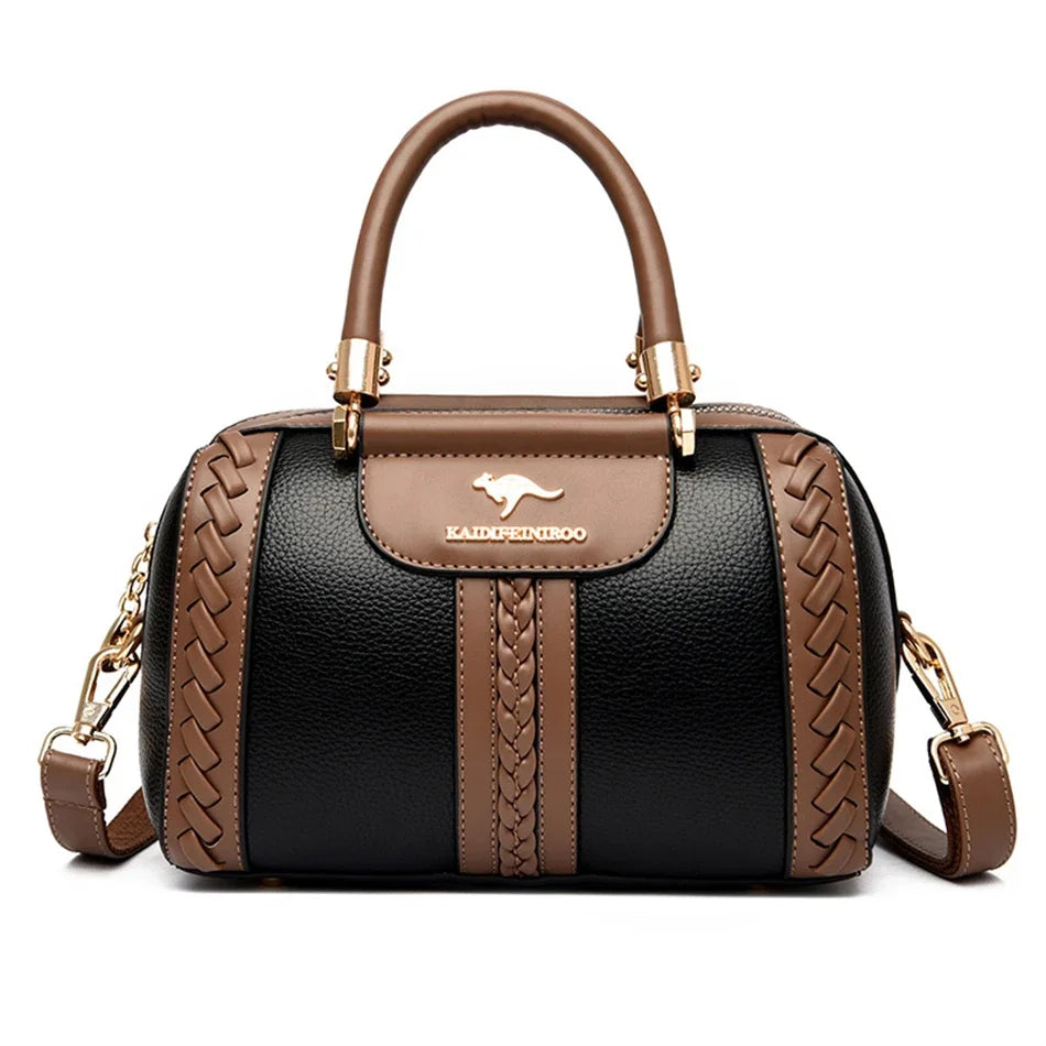 High Quality Leather Purses and Handbags for Women Luxury Designer Shoulder Crossbody Bag New Ladies Messenger Bags Sac A Main