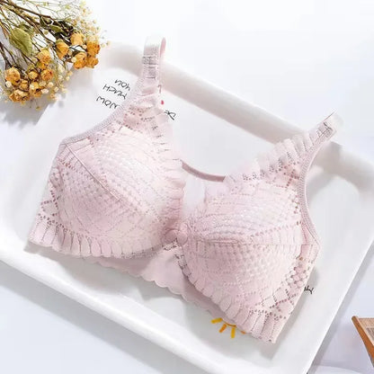 Plus Size Summer Nursing Bra - Front Open Clasp, Breathable & Lightweight Maternity Bra, Push-Up Support for Breastfeeding