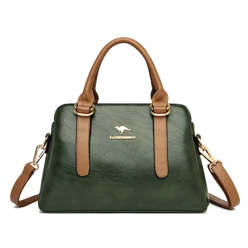 Leisure High Quality Women Purses and Handbags Luxury Designer PU Leather Shoulder Bags Female Bags Ladies Fashion Messenger Sac