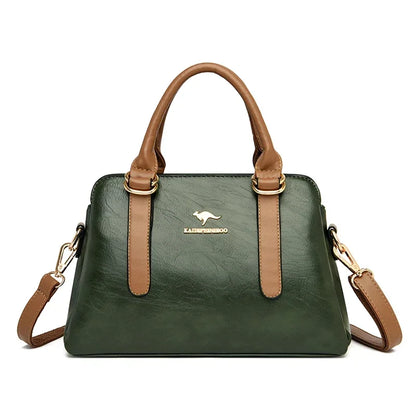Leisure High Quality Women Purses and Handbags Luxury Designer PU Leather Shoulder Bags Female Bags Ladies Fashion Messenger Sac