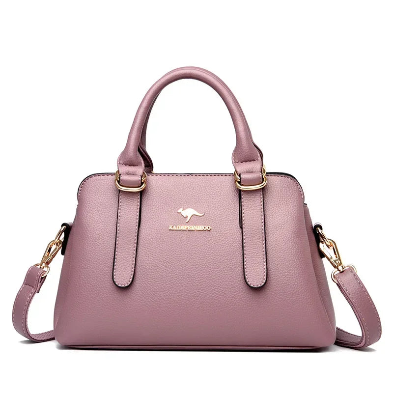 Leisure High Quality Women Purses and Handbags Luxury Designer PU Leather Shoulder Bags Female Bags Ladies Fashion Messenger Sac