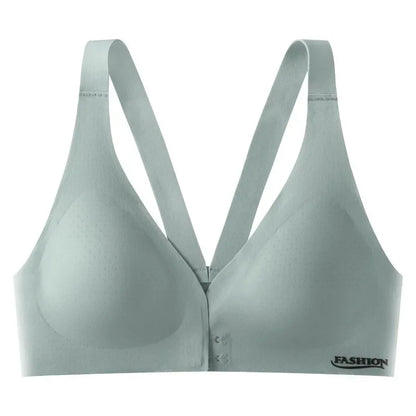 Plus Size Bra Front Buckle Adjustable Underwear Sexy Beautiful Back Comfortable Gathered Breasts Breathable Sports Bra