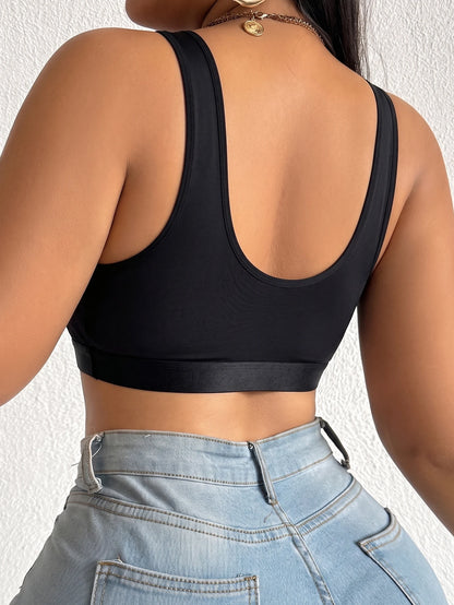 Plus Size Bust Women Bra Full Cup Wireless Unlined Push Up Brassiere Front Closure Anti Sagging Shaping Comfort Bra