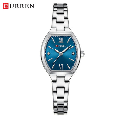 CURREN Gold Watches for Women Dainty Watches Luxury Ladies Dress Stainless Steel Bracelet Watch Analog Quartz Waterproof Watch