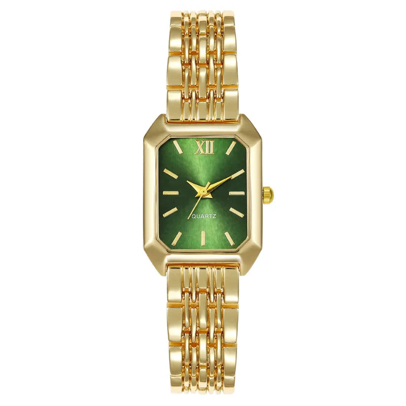 New Gold Watches for Women Ladies Wristwatch Gold Quartz Minimalist Watch Gift