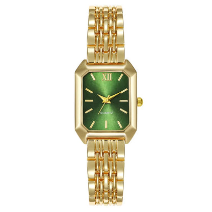 New Gold Watches for Women Ladies Wristwatch Gold Quartz Minimalist Watch Gift