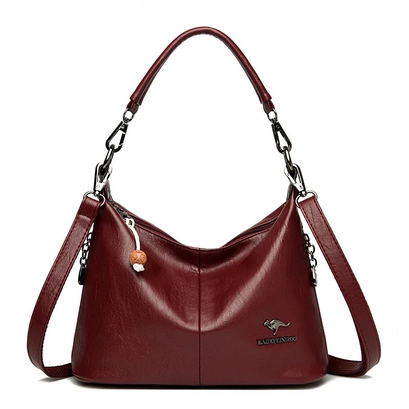 High quality PU Ladies Soft Bags High Quality Purses And Handbags Famous Designer Crossbody Shoulder Bags For Women Sac A Main