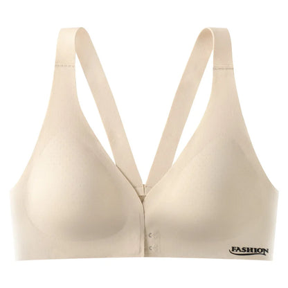 Plus Size Bra Front Buckle Adjustable Underwear Sexy Beautiful Back Comfortable Gathered Breasts Breathable Sports Bra