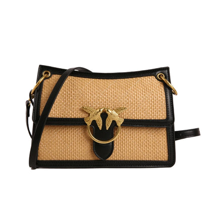 Unique Elegant Diaper Bag Leather Ladies Messenger Purse High End Minimalist Trendy Crossbody Handbag
