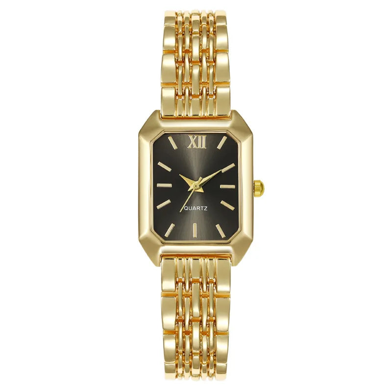 New Gold Watches for Women Ladies Wristwatch Gold Quartz Minimalist Watch Gift